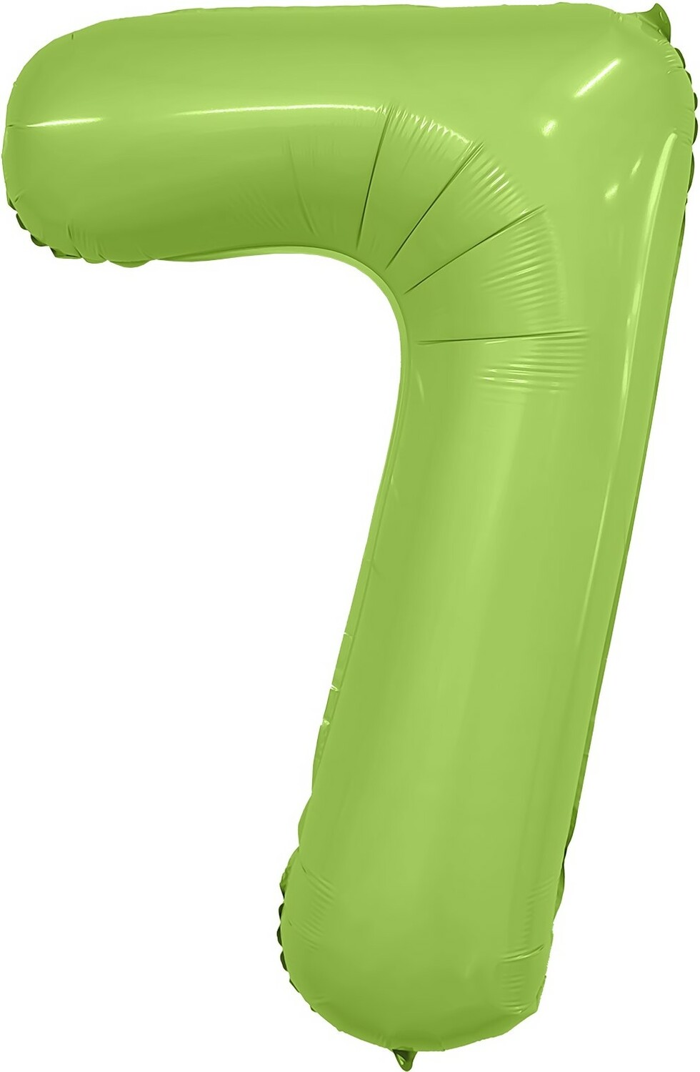 Цифра 7 салатовая