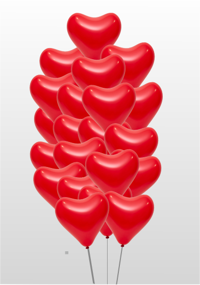 Фонтан 21 латексное сердце Фонтан 21 латексное сердце
