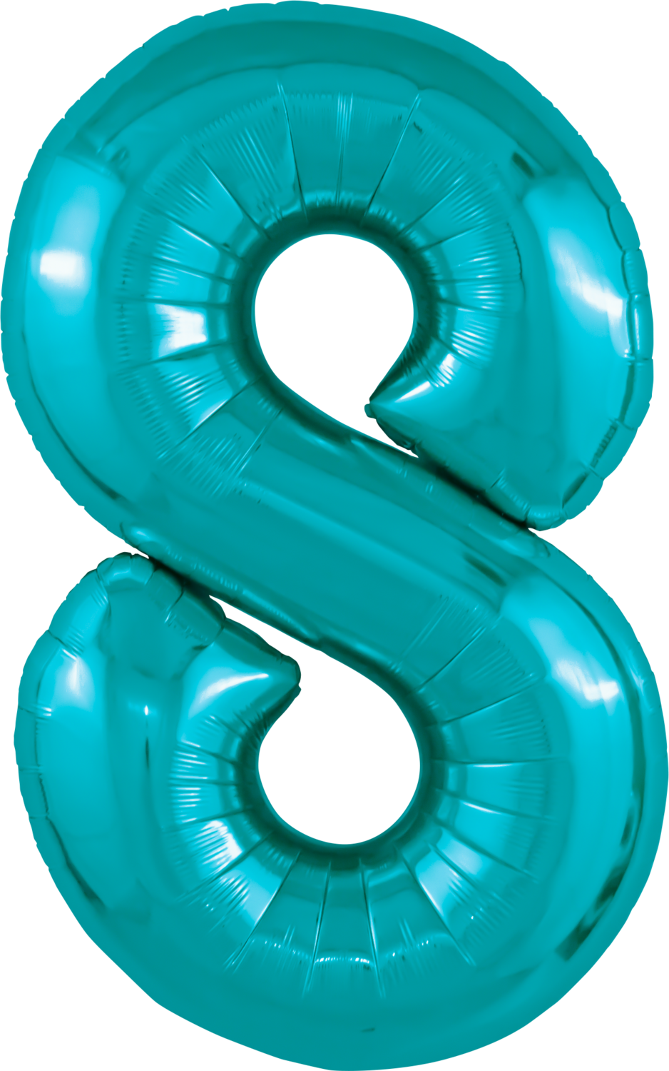 Цифра 8 бирюза