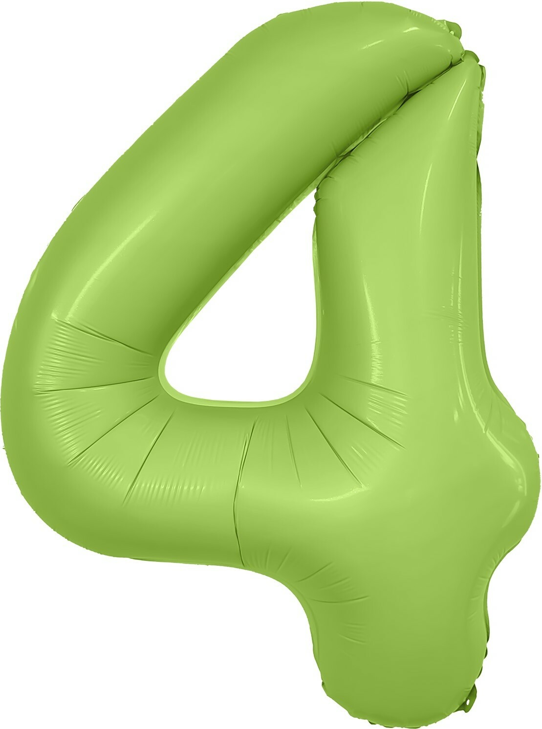 Цифра 4 салатовая