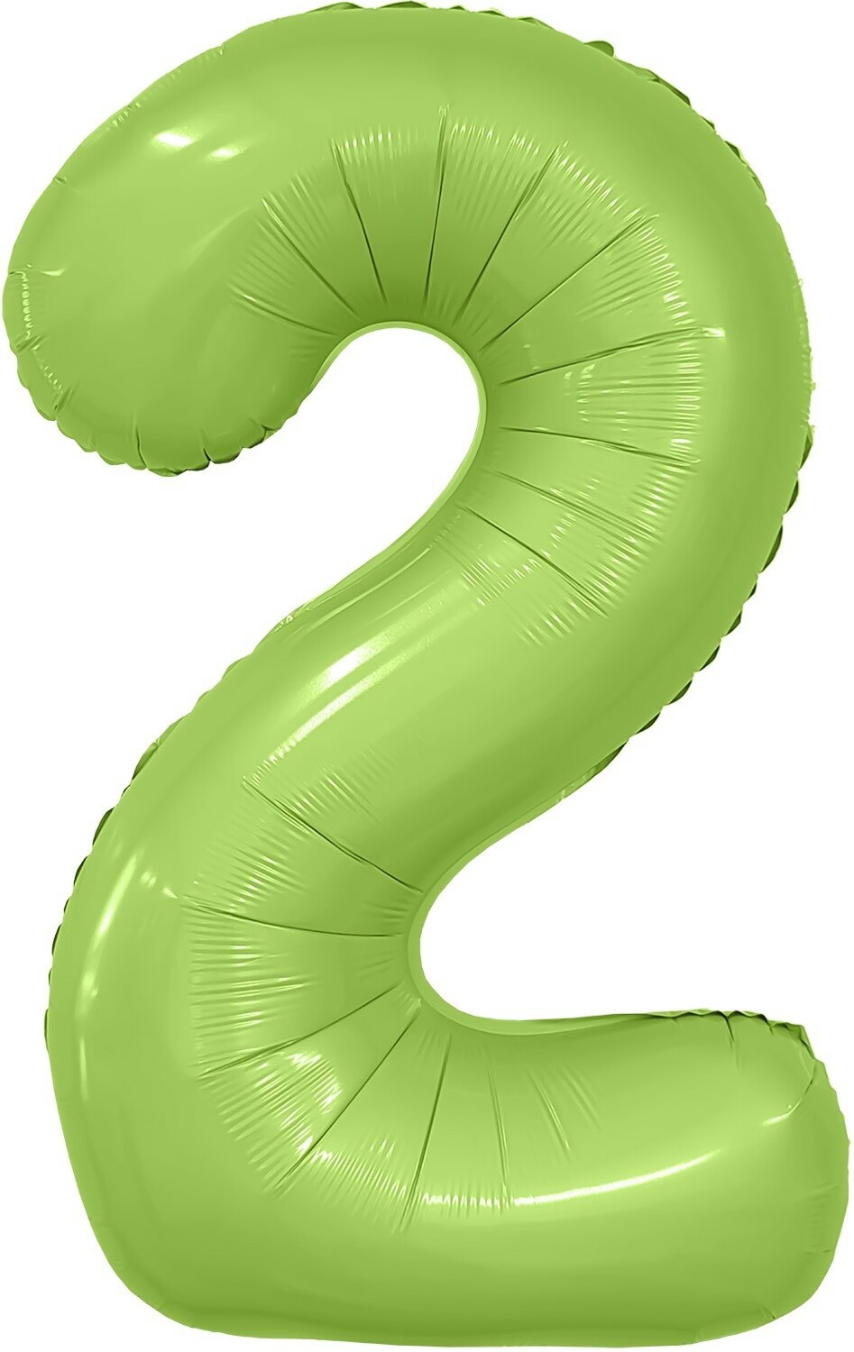 Цифра 2 салатовая