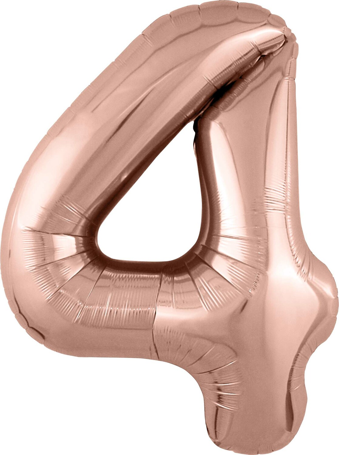 Цифра 4 Розовое золото