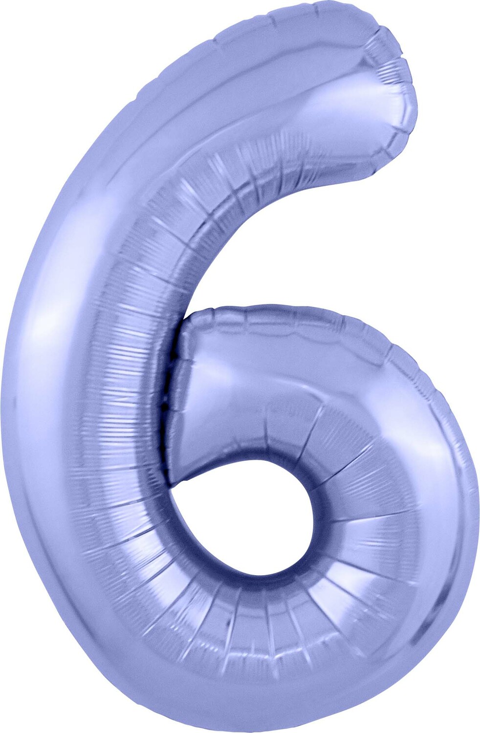 Цифра 6 сиреневая