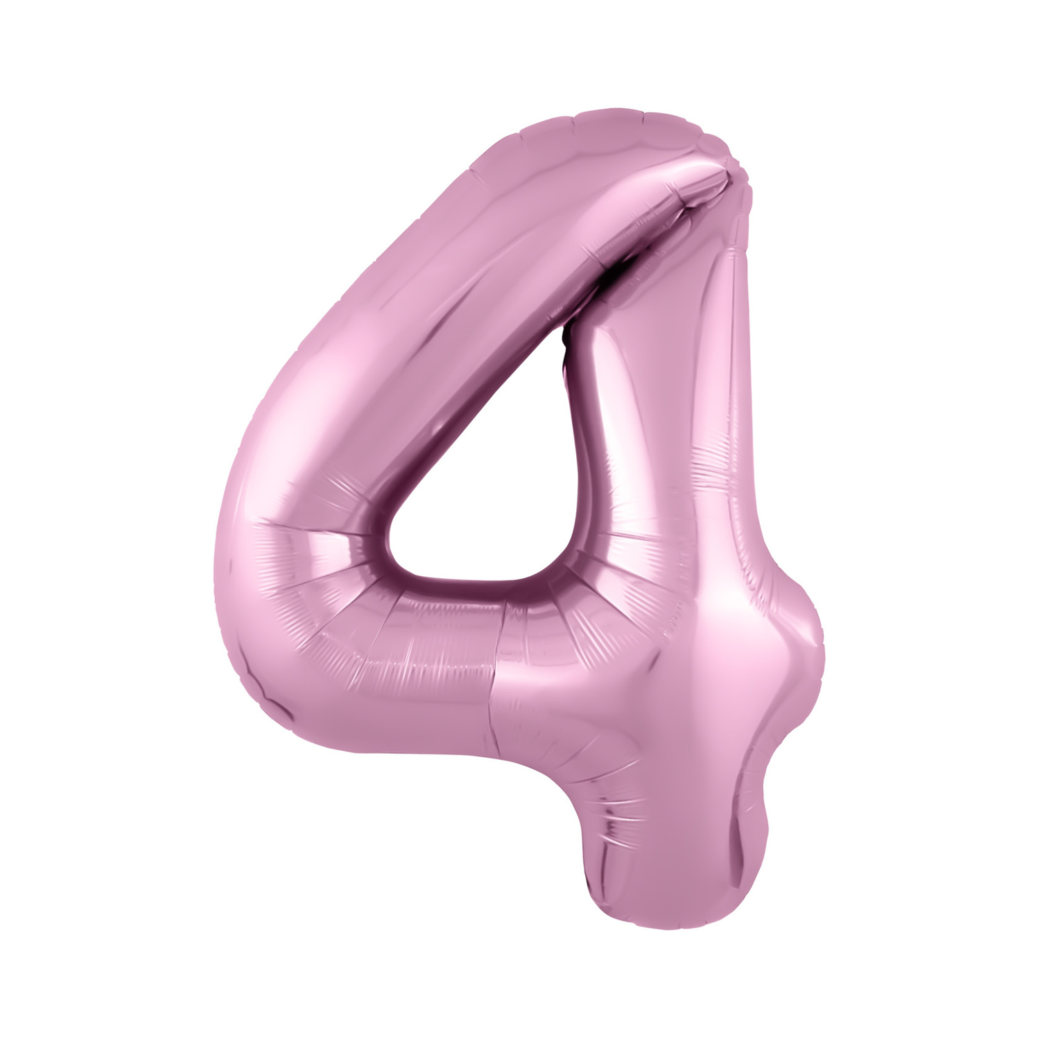 Цифра 4 розовая