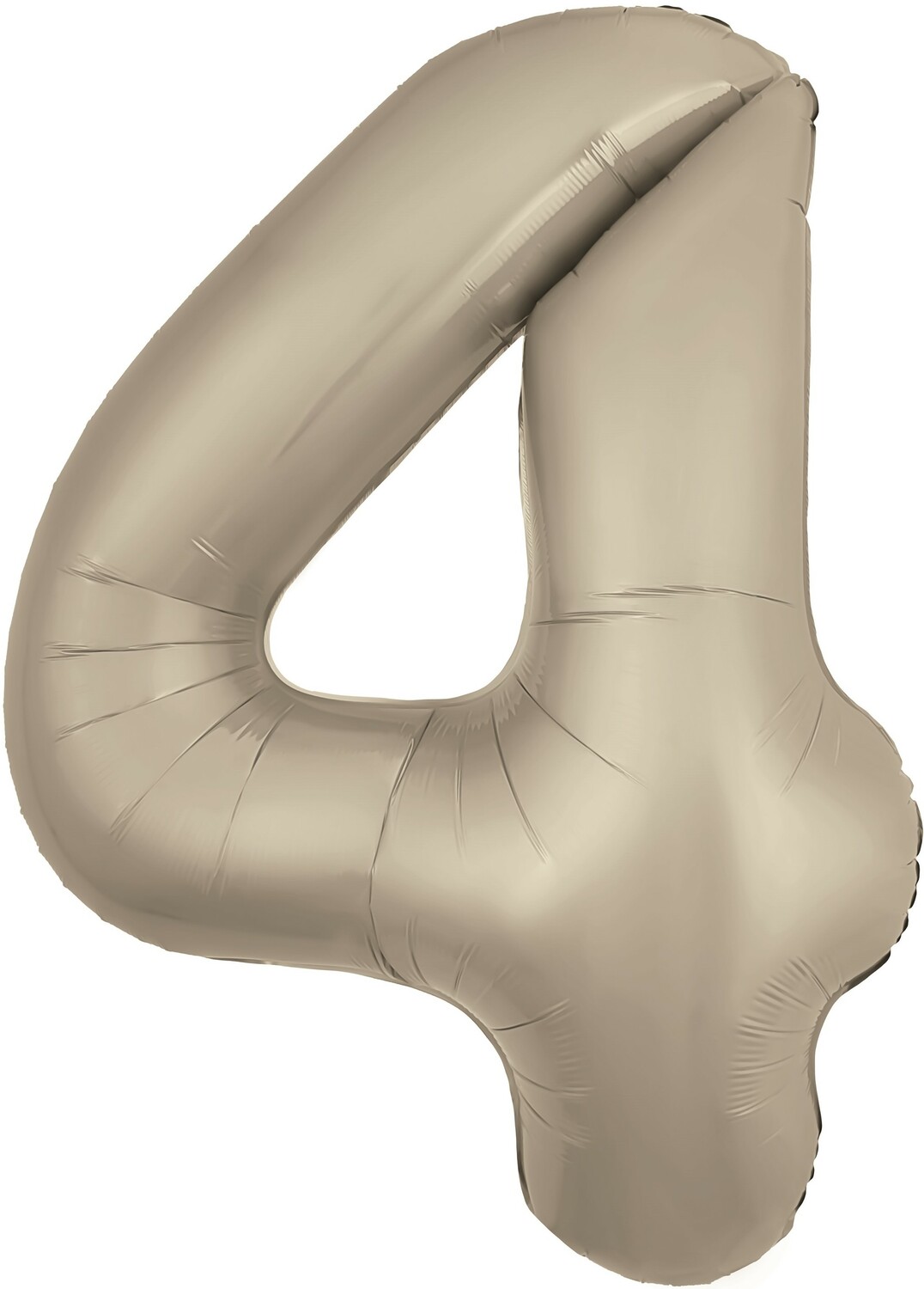 Цифра 4 бежевая