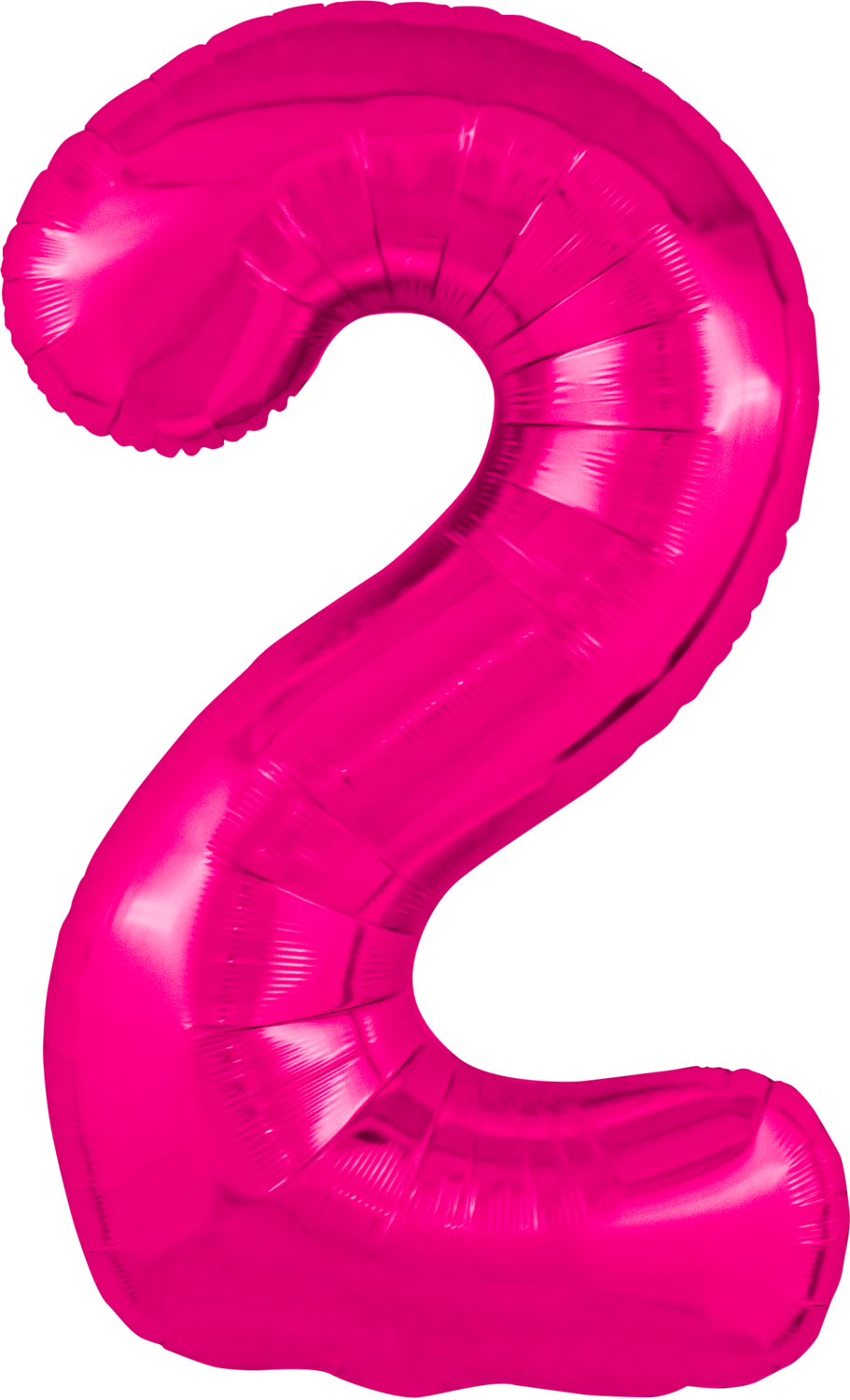 Цифра 2 фуксия