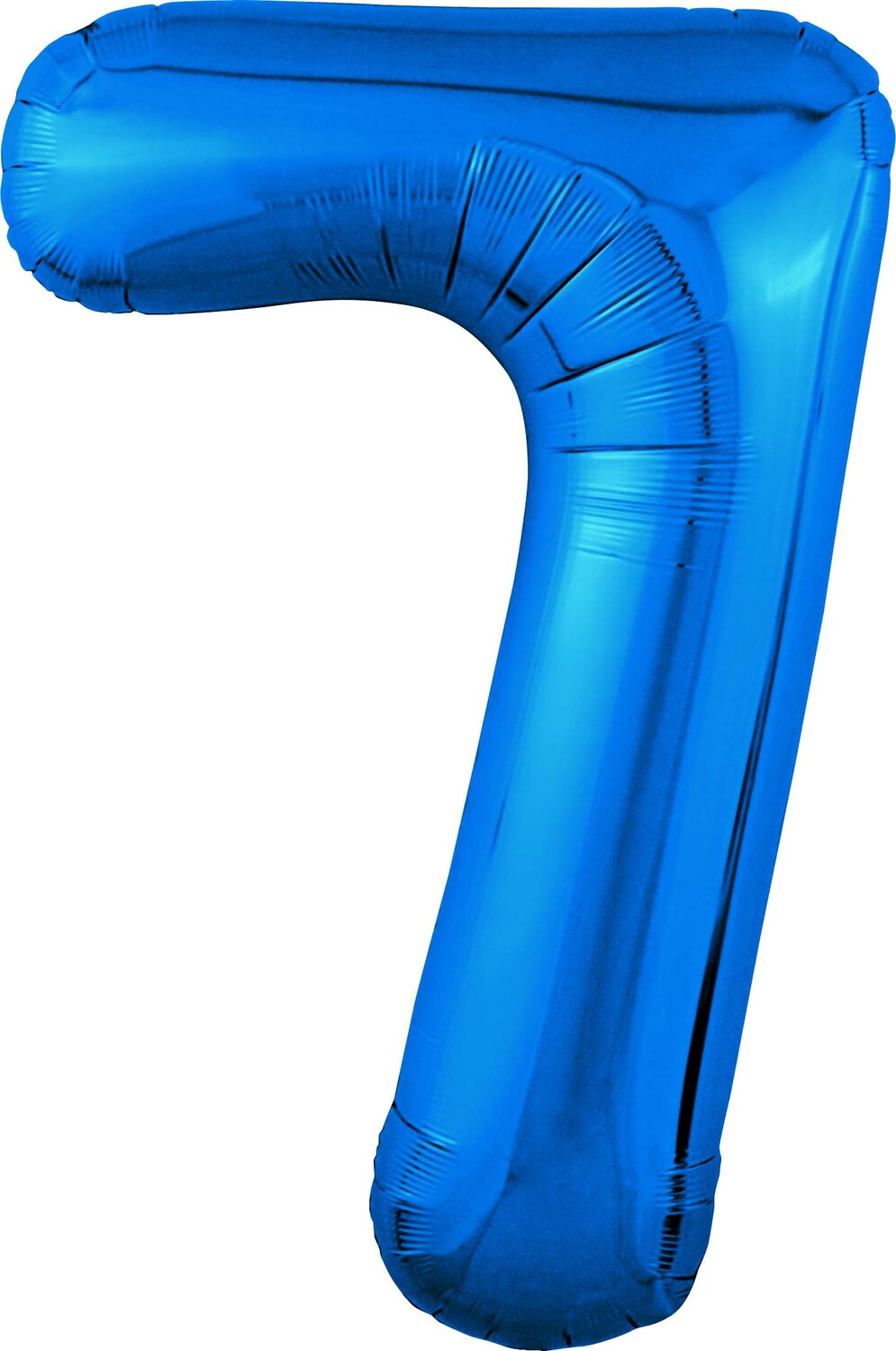 Цифра 7 синяя