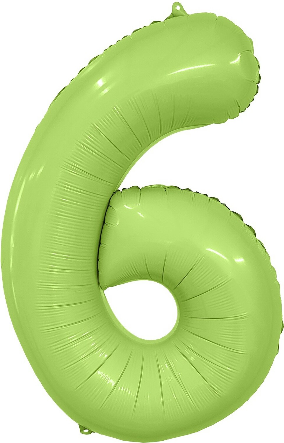 Цифра 6 салатовая