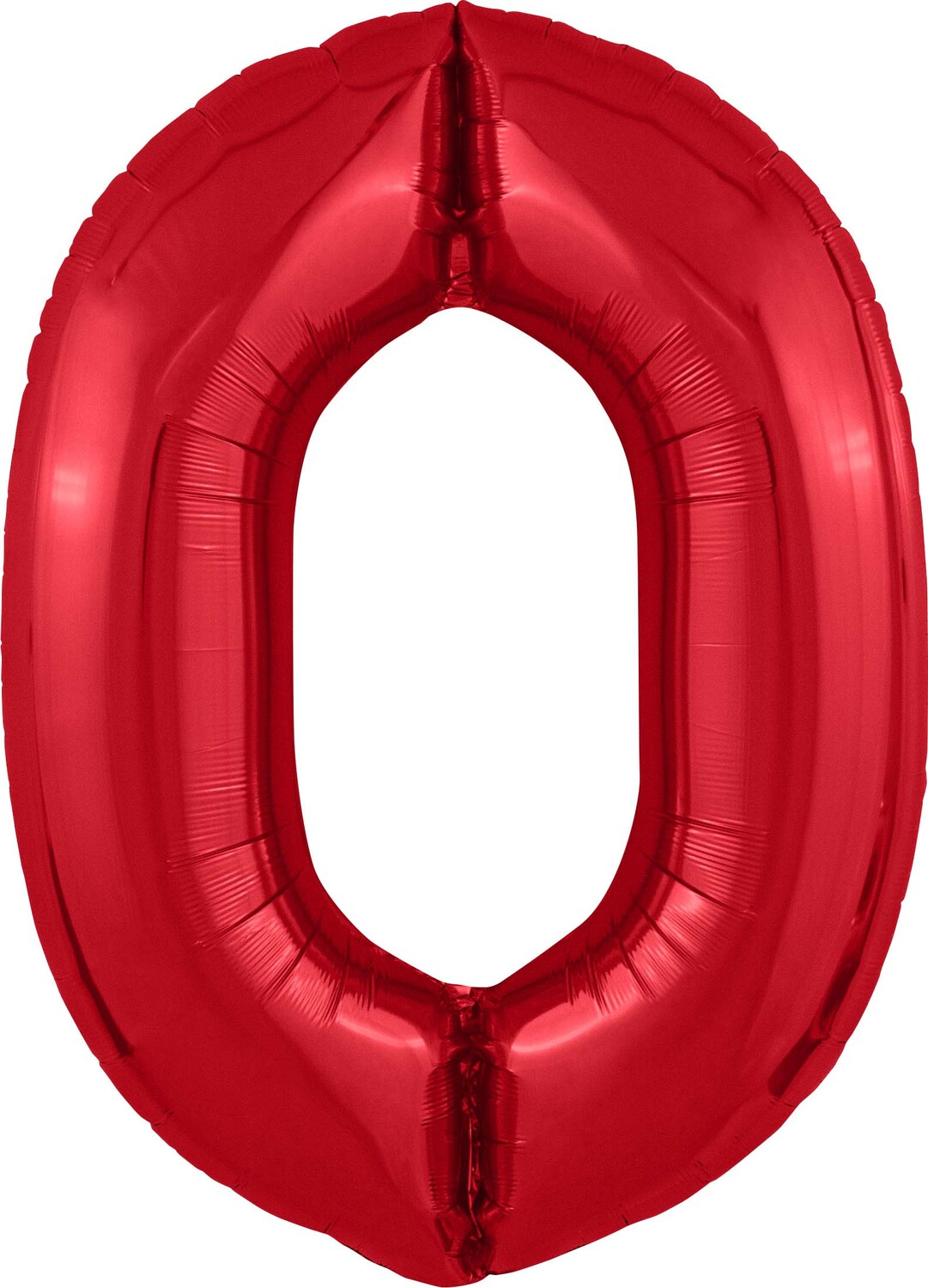 Цифра 0 красная