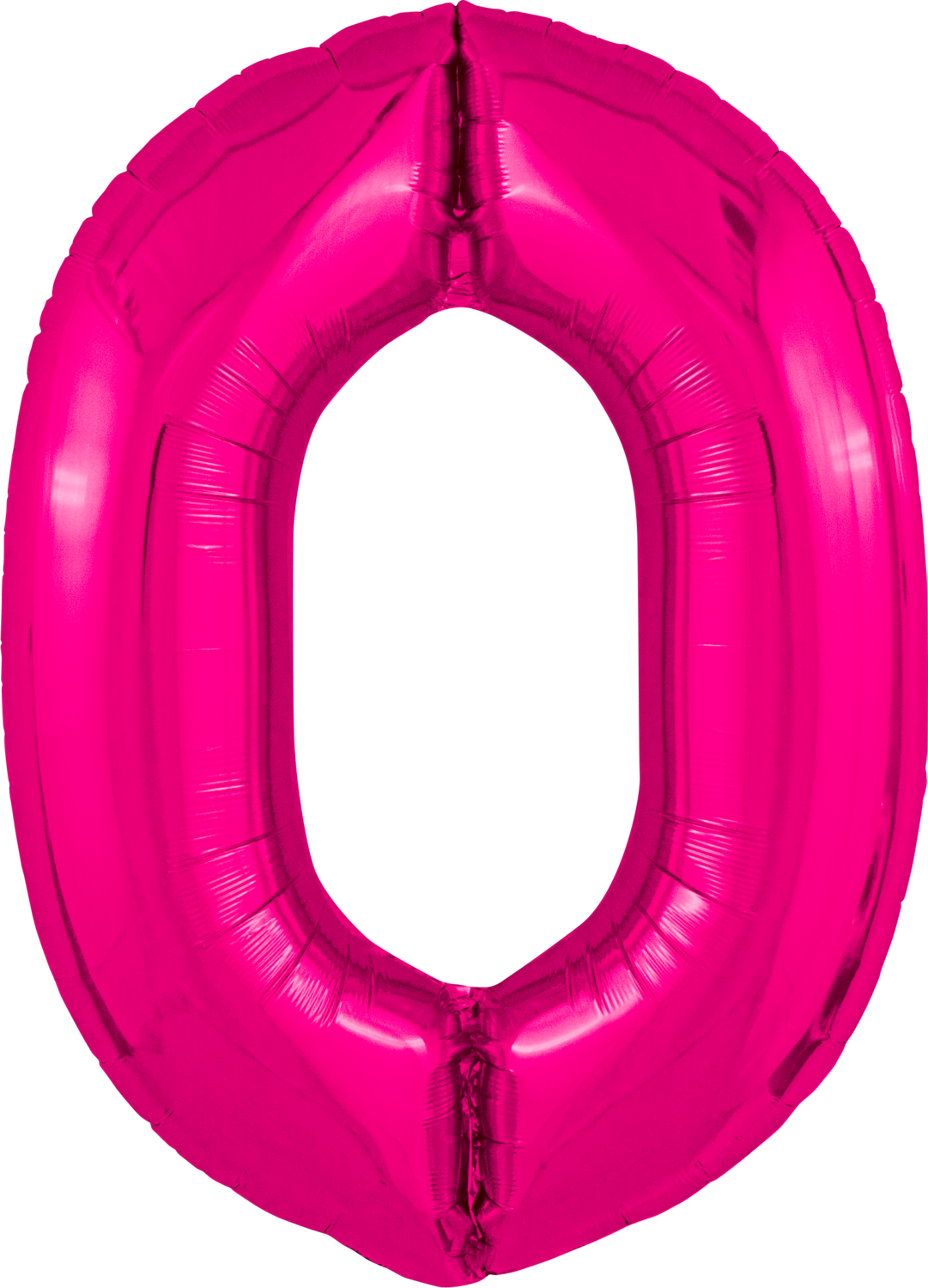 Цифра 0 фуксия