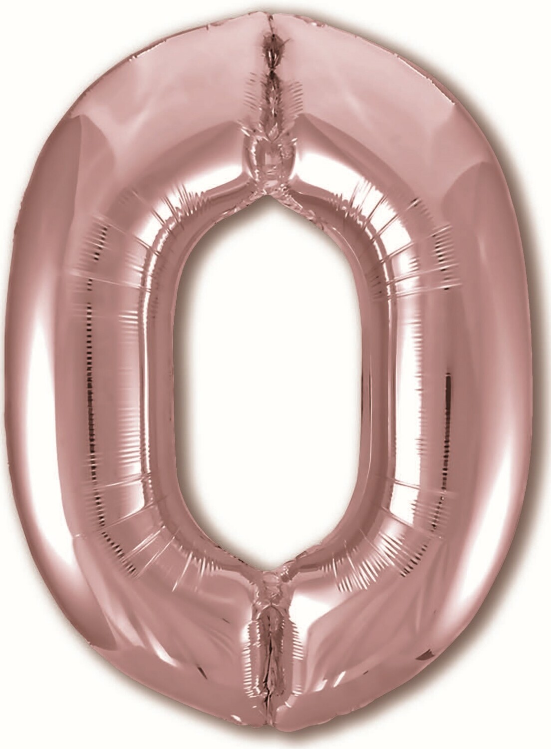 Цифра 0 Розовое золото