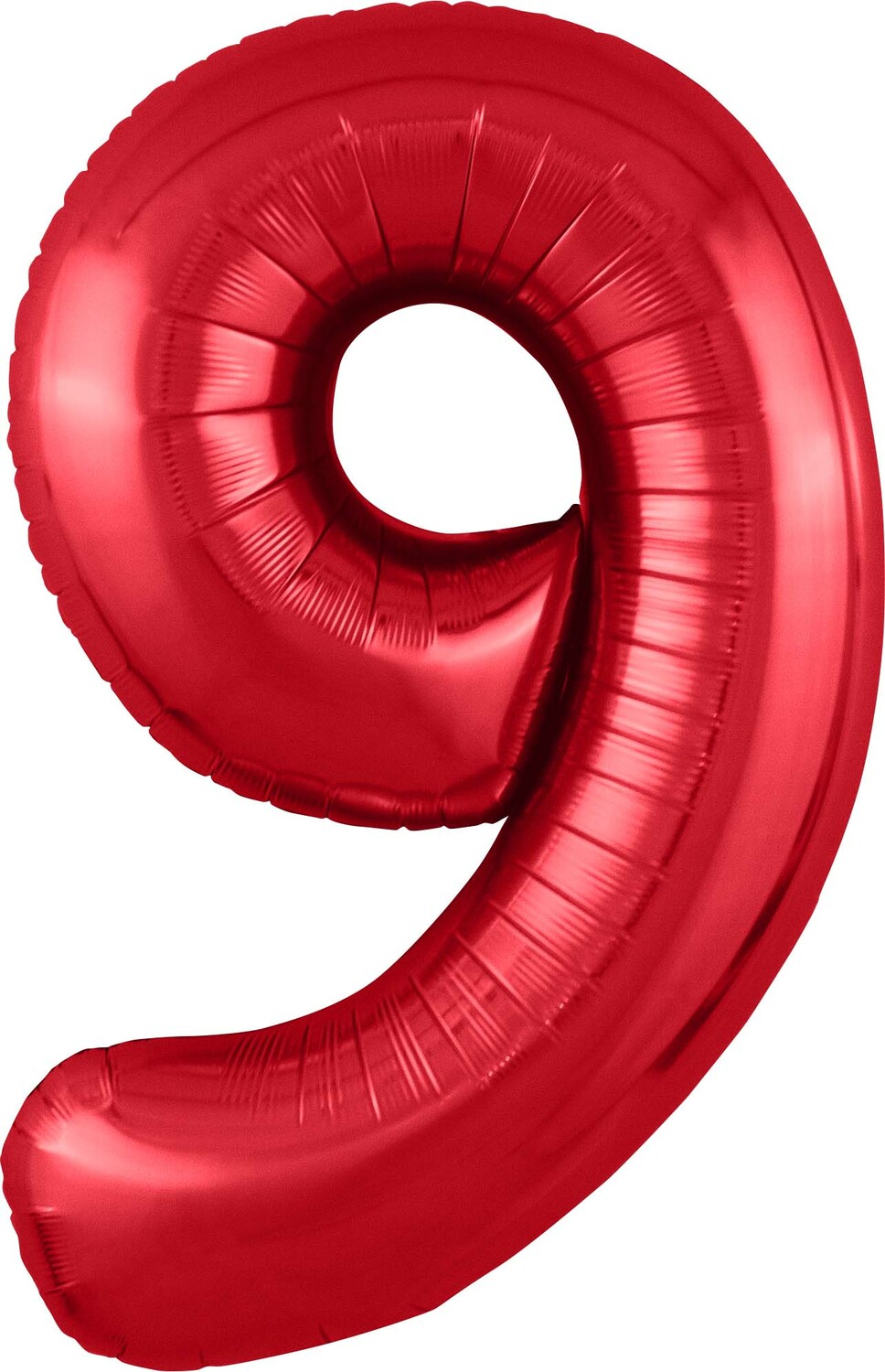 Цифра 9 красная